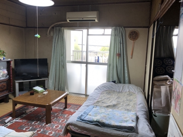 古河市での孤独死現場お片付け事例-ライフサポート倶楽部